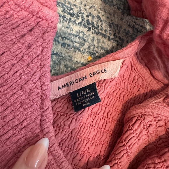 American Eagle Outfitters Pink Ruffled Dress - Picture 3 of 3